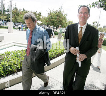 Aug 01, 2006; Los Angeles, CA, USA; Michael Gennaco, of the County of Los Angeles Office of Independent Review is the chief investigator of the Mel Gibson DUI arrest report. STEPHEN WHITMORE, is the Senior Media Advisor for the Los Angeles County Sheriff's Department. The pair gave a press conference Tuesday, August 1, 2006 in the City of Industry.   Mandatory Credit: Photo by Bran Stock Photo