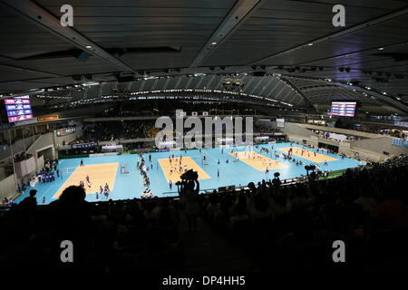 Tokyo Metropolitan Gymnasium, Tokyo, Japan. 7th Jan, 2013. General View, JANUARY 7, 2013 - Volleyball :The 66th All Japan High School Volleyball Championship at Tokyo Metropolitan Gymnasium, Tokyo, Japan.Photo by AFLO SPORT) Credit:  Aflo Co. Ltd./Alamy Live News Stock Photo