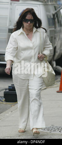 Aug 18, 2006; New York, NY, USA; Junior's mother VICTORIA GOTTI arriving at 500 Pearl St. on John Jr. Gotti's second day of his 3rd trial. Mandatory Credit: Photo by Mariela Lombard/ZUMA Press. (©) Copyright 2006 by Mariela Lombard Stock Photo
