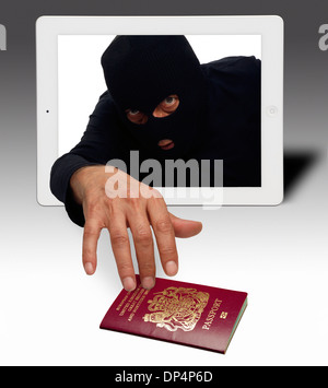 Identity theft, conceptual image Stock Photo