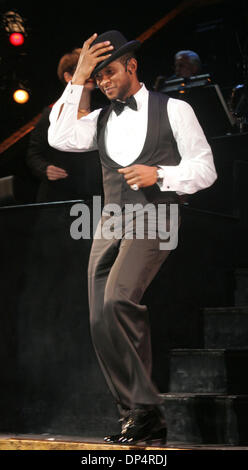 Aug 22, 2006; New York, NY, USA; Hiphop artist USHER at the curtain call on his opening night performing in the Broadway play 'Chicago' held at the Ambassador Theater. Mandatory Credit: Photo by Nancy Kaszerman/ZUMA Press. (©) Copyright 2006 by Nancy Kaszerman Stock Photo