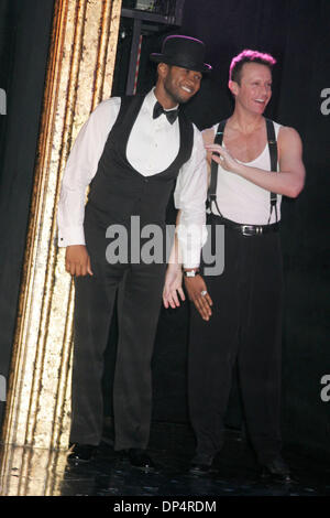 Aug 22, 2006; New York, NY, USA; Hiphop artist USHER at the curtain call on his opening night performing in the Broadway play 'Chicago' held at the Ambassador Theater. Mandatory Credit: Photo by Nancy Kaszerman/ZUMA Press. (©) Copyright 2006 by Nancy Kaszerman Stock Photo