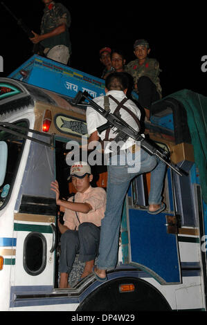 Aug 24, 2006; Bardibas, Mohatari, NEPAL; After a cease fire with the ...