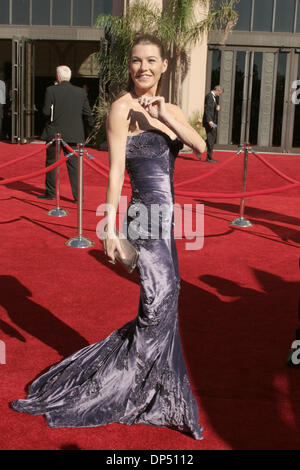 Ellen Pompeo arriving at the at the 58th Emmys Awards at The