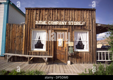 Sep 13, 2006; Fairplay, CO, USA; South Park, CO, both a gold-rush boom county and a restored city, recreating a mining town circa 1860. The museum of South Park City contains 34 authentic, period buildings and over 60,000 artifacts from the era. Mandatory Credit: Photo by Alex Pitt/ZUMA Press. (©) Copyright 2006 by Alex Pitt Stock Photo