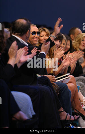 Sep 15, 2006; New York, NY, USA; American designer, MICHAEL KORS, and fashion editor of Elle Magazine, NINA GARCIA, judge the 'Project Runway' Season 3 Finale. DANIEL VOSOVIC, finalist from Project Runway Season 2, watches the top four contestants show their collections at the Spring 2007 Fashion Show in NYC Mandatory Credit: Photo by Jodi Jones/ZUMA Press. (©) Copyright 2006 by Jo Stock Photo