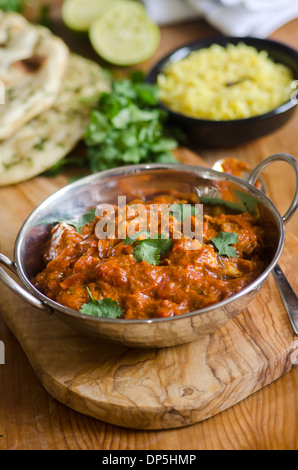 Indian Chicken Balti Stock Photo
