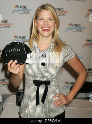 Sep 25, 2006; New York, NY, USA; Actress ALI LARTER promotes her new show 'Heroes' at the NBC Experience Store. Mandatory Credit: Photo by Nancy Kaszerman/ZUMA Press. (©) Copyright 2006 by Nancy Kaszerman Stock Photo