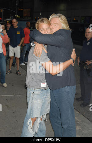 Sir Richard Branson and his son Sam Branson (left) during ...