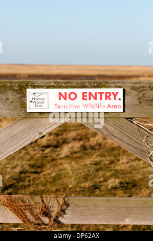 Bird Reserve at Salthouse Marshes near Cley on the North Norfolk coast. Stock Photo