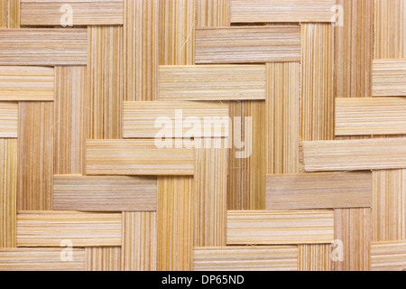 Bamboo weaved texture background. Stock Photo