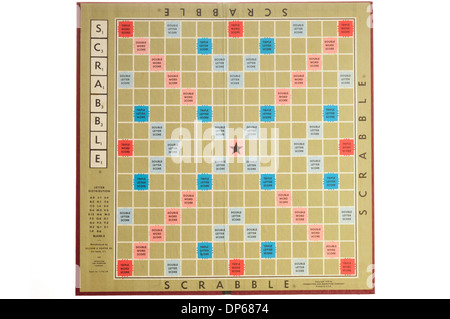 Scrabble board retro Stock Photo