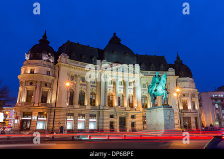 The Central University Library in Bucharest, Romania Stock Photo