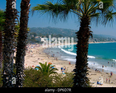 Sep 23, 2006; Laguna Beach, CA, USA; Laguna Beach is a city located in southern Orange County, California. Laguna Beach is that it is the world mecca for skimboarding, the sport having been invented by the town's lifeguards over half a century ago. The city also gained some national exposure in 2004 as the setting for the MTV reality soap opera Laguna Beach: The Real Orange County. Stock Photo