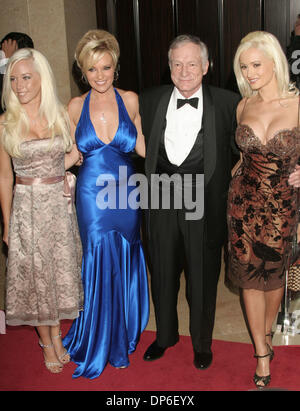 Oct 13, 2006; Los Angeles, CA, USA;  HUGH HEFNER at the American Cinematheque Tribute to George Clooney held at the Beverly Hilton Hotel. Mandatory Credit: Photo by Paul Fenton/ZUMA KPA.. (©) Copyright 2006 by Paul Fenton Stock Photo