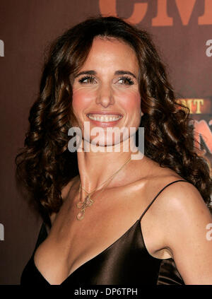 Oct 26, 2006; Hollywood, California, USA; Actress ANDIE MacDOWELL at the CMT Giants Honoring Reba McEntire held at the Kodak Theatre. Mandatory Credit: Photo by Lisa O'Connor/ZUMA Press. (©) Copyright 2006 by Lisa O'Connor Stock Photo