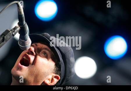 Oct 28, 2006; New Orleans, LA, USA; MIKE NESS of 'Social Distortion' plays during the 2006 Voodoo Music Experience in New Orleans. The outdoor music festival started today and ends on Sunday.   Mandatory Credit: Photo by Dan Anderson/ZUMA Press. (©) Copyright 2006 by Dan Anderson Stock Photo