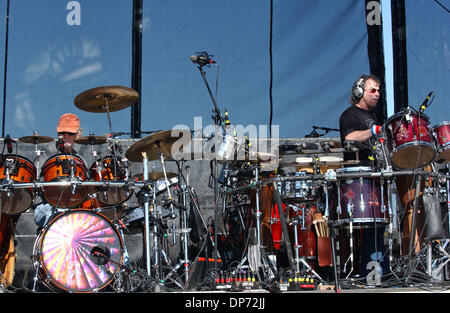 Oct 29, 2006; Las Vegas, NV, USA; Drummer BILL KREUTZMANN and MICKEY HART, both is original members of The Grateful Dead performs live with The Rhythm Devils at the 2nd Annual Vegoose Music Festival. The two day event takes place at Sam Boyd Stadium. Mandatory Credit: Photo by Jason Moore/ZUMA Press. (©) Copyright 2006 by Jason Moore Stock Photo