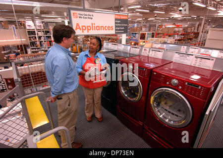 Nov 01 2006 Atlanta Ga Usa Home Appliances On Newly