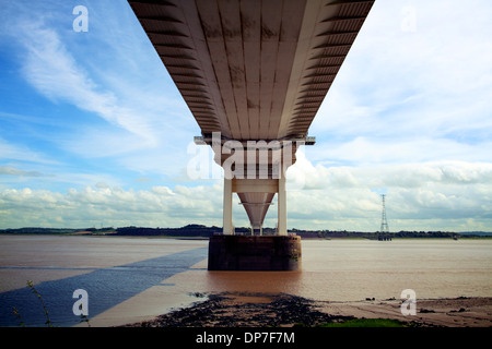 The Second Severn Crossing is the M4 motorway bridge over the River Severn between England and Wales, inaugurated on 5 June 1996 Stock Photo