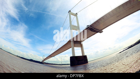 The Second Severn Crossing is the M4 motorway bridge over the River Severn between England and Wales, inaugurated on 5 June 1996 Stock Photo