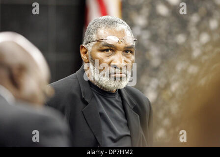 Nov 17, 2006; West Palm Beach, FL, USA; Venus and Serena Williams father RICHARD WILLIAMS watches jurors enter the courtroom at the Palm Beach County Courthouse Friday afternoon.  The civil trial is pitting the famous Williams tennis family against two would-be promoters who claim Venus and Serena reneged on a contract to appear in a Battle-of-the-Sexes-style tournament. Mandatory  Stock Photo