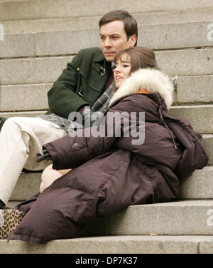 Nov 20, 2006; New York, NY, USA; Actress SIENNA MILLER and actor JIMMY FALLON on the film set for their  upcoming movie 'Factory Girl'. Mandatory Credit: Photo by Nancy Kaszerman/ZUMA Press. (©) Copyright 2006 by Nancy Kaszerman Stock Photo