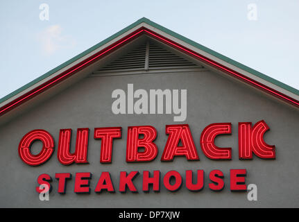 Nov 26, 2006; Long Beach, CA, USA; Outback Steakhouse restaurant chain in Long Beach. Mandatory Credit: Photo by Marianna Day Massey/ZUMA Press. (©) Copyright 2006 by Marianna Day Massey Stock Photo