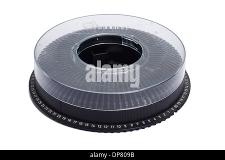 Kodak Carousel plastic circular slide tray for a slide projector Stock Photo