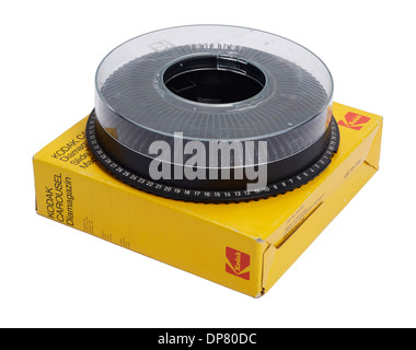 Kodak Carousel circular slide tray for a slide projector Stock Photo