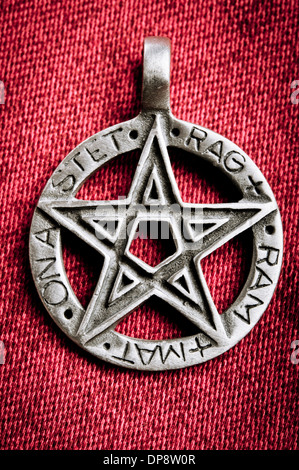 pentagram amulet Stock Photo