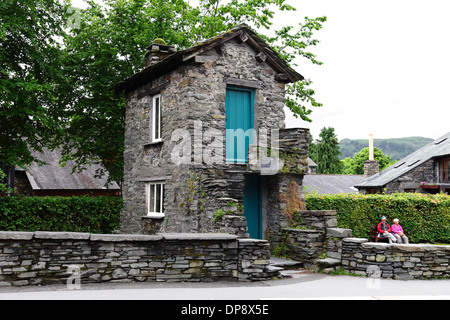 Bridge House over Stock Beck beside Rydal Road run by the National Trust in Ambleside, the Lake District, Cumbria, England, UK Stock Photo