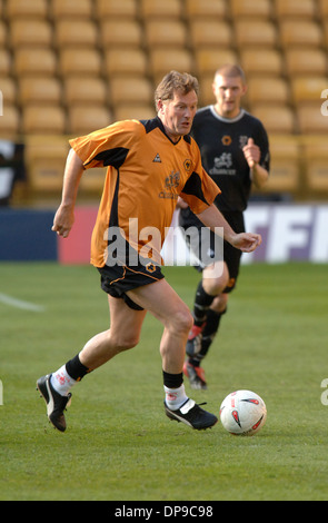 Glenn Hoddle in action during Wolverhampton Wanderers staff football macth 2006 Stock Photo