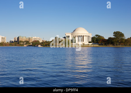 Thomas Jefferson Memorial seen across the Reservoir in Washington, DC, USA. Stock Photo