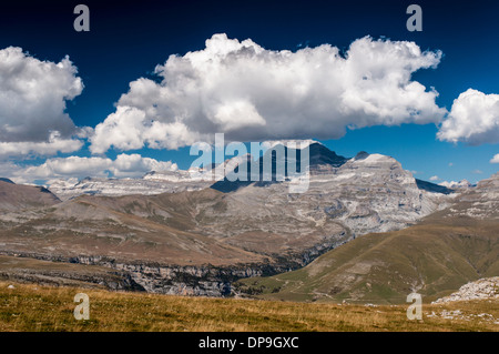 View of the Canon de Anisclo in the Ordesa Valley National Park in the Spanish Pyrenees Stock Photo