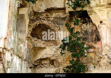 Plomin Istria Croatia old fisherman village details Stock Photo