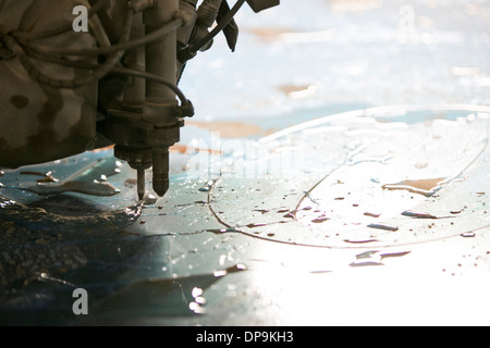 The factory of clock maker Electric Time Company. Stock Photo