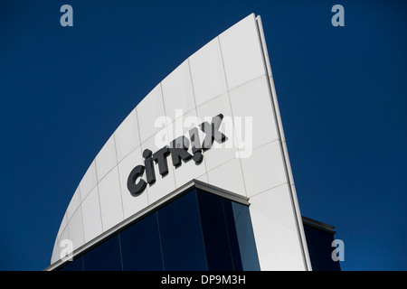 The headquarters of Citrix Systems in Santa Clara, California.  Stock Photo