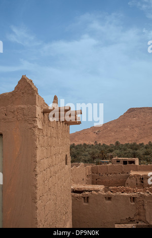 Typical traditional clay architecture in Morocco Stock Photo