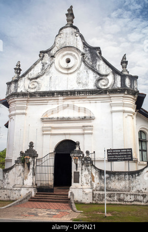 The old Dutch reformed church of 1755 in the historic city Galle in Sri Lanka Stock Photo