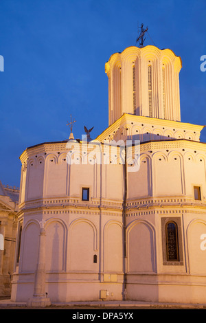 Patriarchal Cathedral at dusk, Bucharest, Romania Stock Photo