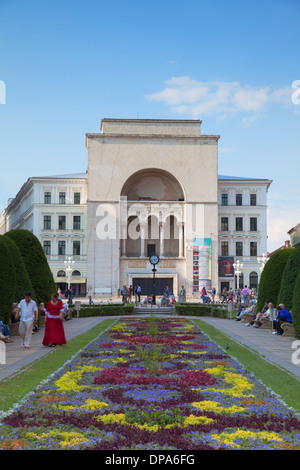 National Theatre and Opera House in Piata Victoriei, Timisoara, Banat, Romania Stock Photo