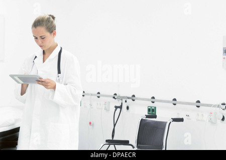 Female doctor using digital tablet Stock Photo