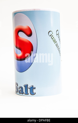 Empty salt cellar isolated on white background Stock Photo - Alamy