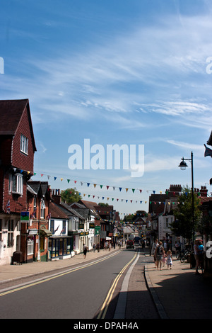 Lyndhurst town centre, Hampshire Stock Photo