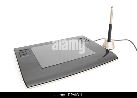 PC tablet isolated on white background Stock Photo