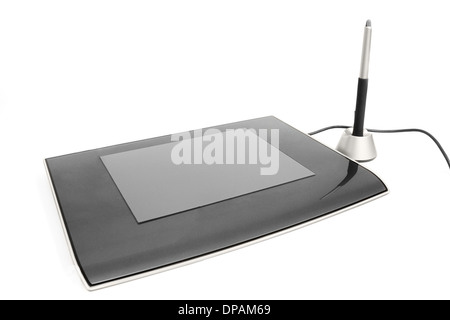 PC tablet isolated on white background Stock Photo
