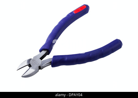 Wire cutter isolated on white background Stock Photo