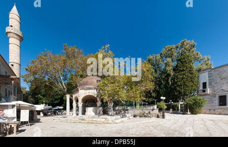 The tree of Hippocrates on the Greek island of Kos.