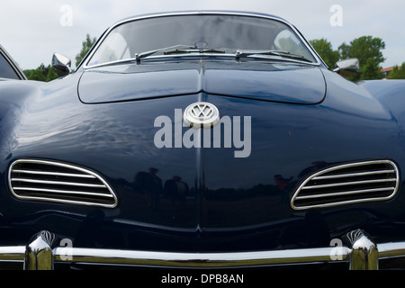 The two-door coupe Volkswagen Karmann Ghia (close-up) Stock Photo